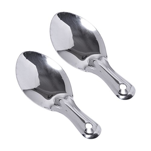 Embassy (Classic By Embassy) Stainless Steel Idli Spoon, 5.1X12.7- Cms(Silver)-Set Of 2