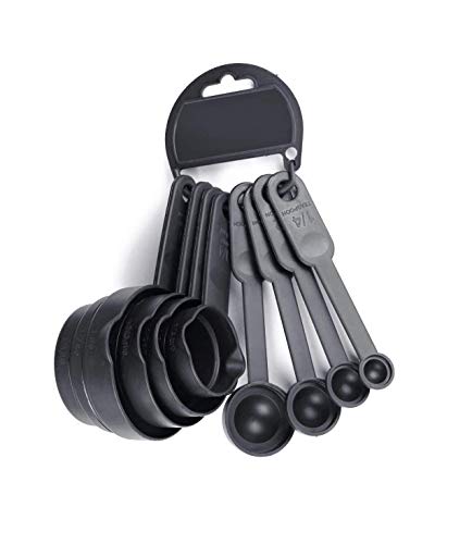 Ddecora Smart Plastic Measuring Spoon And Cup Set, 8-Pieces (Set-1)