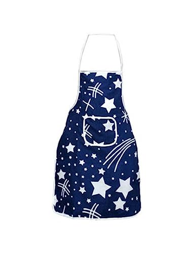 Aazeem Cotton Kitchen Apron With Front Pocket Waterproof Back Restaurant For Men & Women Unisex -(50 Cm X76 Cm)