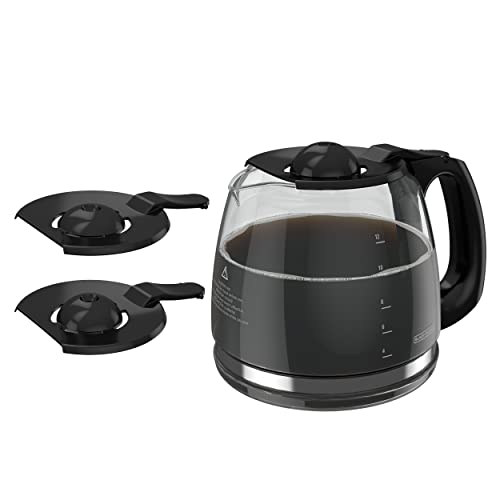 Black + Decker 12-Cup Replacement Carafe With Duralife Construction, Glass, Gc3000B