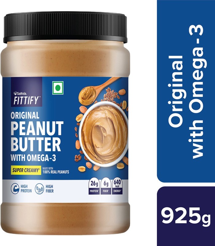 Saffola Fittify Original Peanut Butter With Omega-3 Super Creamy 925 G