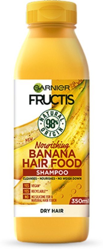 Garnier Fructis Hair Food – Nourishing Banana Shampoo For Dry Hair(350 Ml)