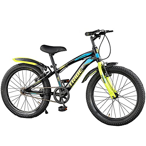 Lifelong Llbc2001 Tribe 20T Cycle (Yellow And Black) I Ideal For: Kids (5-8 Years) I Frame Size: 12″ | Ideal Height : 3 Ft 10 Inch+ I Unisex Cycle| 85% Assembled (Easy Self-Assembly)