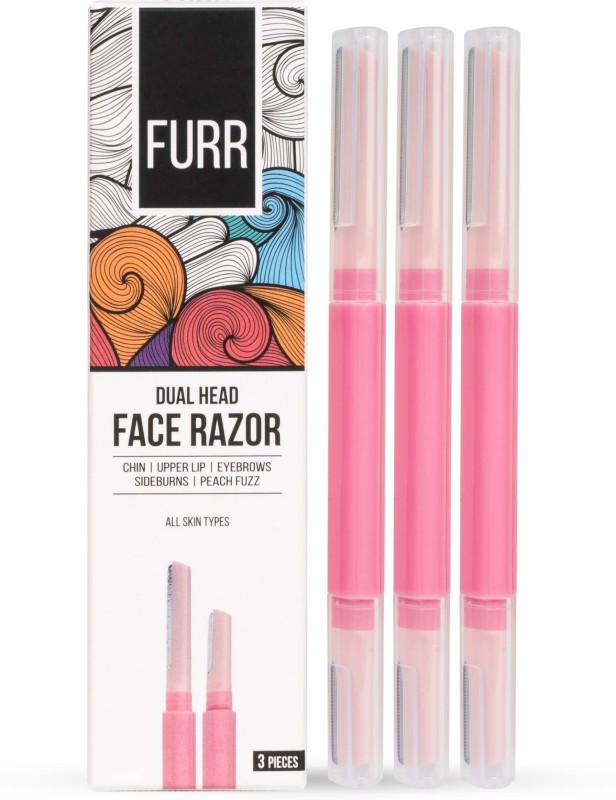 Furr By Pee Safe Dual Head Face Razor – 3N(Pack Of 3)