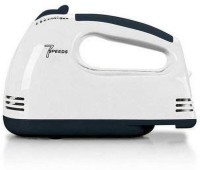 Fab ABS Plastic -Speed Lightweight Hand Mixer with Chrome Beater and Dough Hook (White) 180 W Electric Whisk, Hand Blender(White)