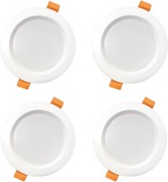 MVL MVL 10W Led Ceiling down light white round pack of 4 Ceiling Light Ceiling Lamp(White)