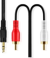 darkingwings 3.5mm Jack Stereo Audio Male to 2 RCA Male Cable AV Audio Video Cable TRS Male Combo Set