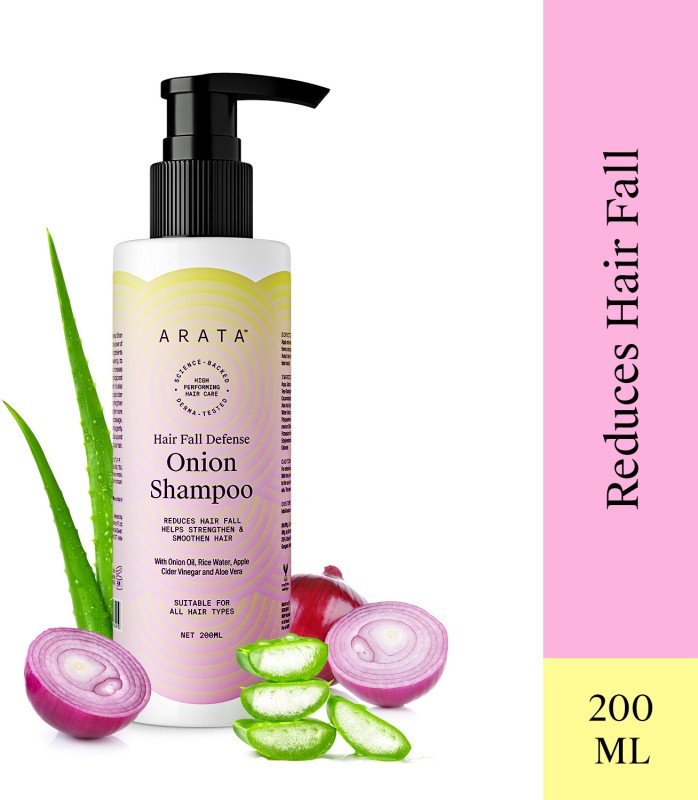Arata Hair Fall Defense Onion Shampoo For Hair Growth And Hair Fall Control(200 Ml)