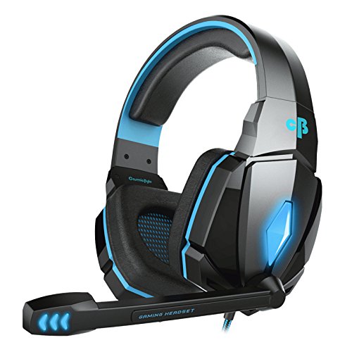 Cosmic Byte Over The Ear Wired Headsets With Mic & Led – G4000 Edition (Blue, Pack Of 1)