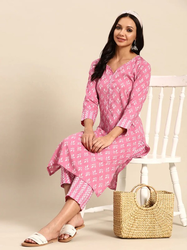 Sunart Fab Women Kurta Trouser Set