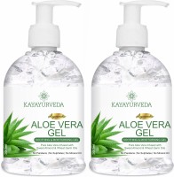 KAYAYURVEDA 100% Pure Aloe Vera Gel – Repairing & Soothing for Face, Body & Hair – Pack of 2(600 ml)
