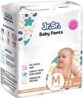 Jr. Sr. baby diaper| Medium | 7-12 Kg | 72 Counts | Pack of 1 – M(72 Pieces)