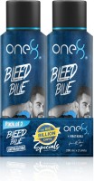 one8 by Virat Kohli Bleed Blue Deo (Pack of 2) Deodorant Spray – For Men(400 ml, Pack of 2)