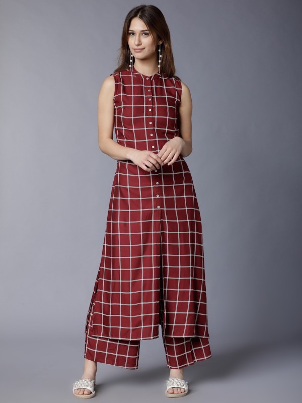 Vishudh Women Kurta Palazzo Set