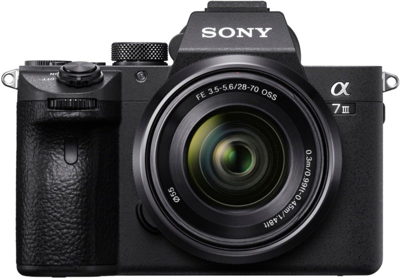 Sony Alpha Ilce-7M3K Full Frame Mirrorless Camera With 28-70 Mm Zoom Lensfeaturing Eye Af And 4K Movie Recording(Black)
