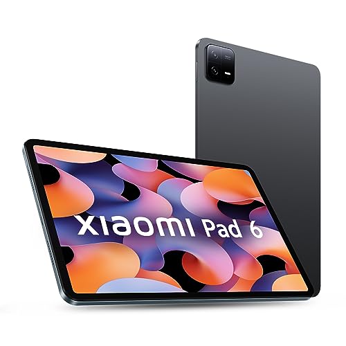 Xiaomi Pad 6| Qualcomm Snapdragon 870| 144Hz Refresh Rate| 8Gb, 256Gb| 2.8K+ Display (11-Inch/27.81Cm)|1 Billion Colours| Dolby Vision Atmos| Quad Speakers| Wi-Fi| Gray