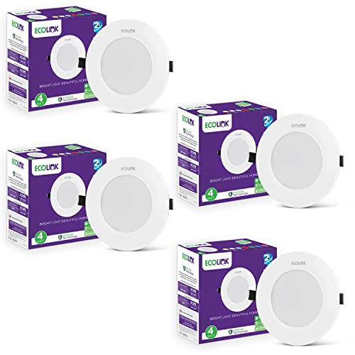 Ecolink 4W Junction Box Led Downlighter (Red,Pack Of 4)