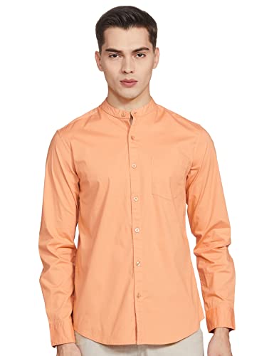 Amazon Brand – Symbol Men’S Regular Casual Shirt (Az-Sy-Sm-05_Beige S)