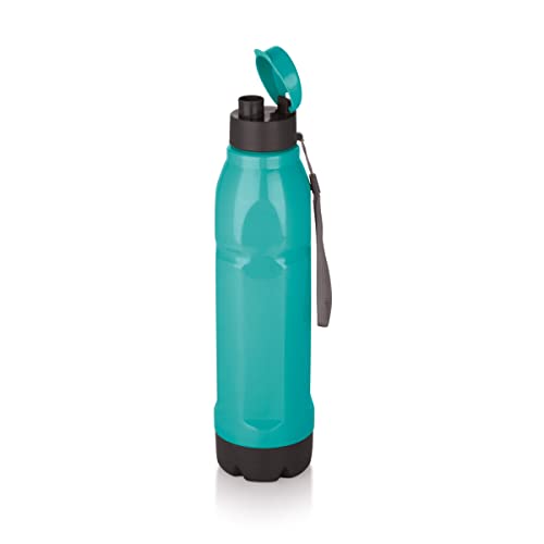 Attro Sky Procool 800 Super Pu Insulated Hot & Cold Water Bottle, Portable & Leak-Proof Flip Top Cap, Easy To Cary Use For Travel, Office, School & Gym, 670Ml – Sky Blue