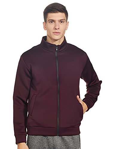 Integriti Men’S Fash Jacket (Rebel-J-Ct-339 Fsflzp Marn_Maroon_L)