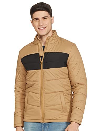Amazon Brand – Symbol Men’S Quilted Jacket Brown Camel M