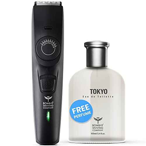 Bombay Shaving Co Trimmer Men, 2X Fast Charging, 2 Yr Warranty, 80Min Runtime, Hair Trimmer, Shaving Machine, Cordless Beard, 38 Length Settings, Flash Usb Cable Fast Charging (With Men’S Fragrance Worth Rs. 795/- Free)