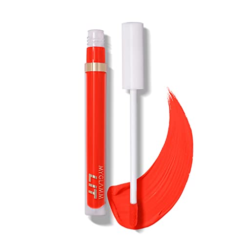 Myglamm Lit Liquid Matte Lipstick-Trust Fund (Red)-3 Ml | With Moringa Oil | 12Hr Long-Lasting Lipstick | Cruelty-Free Matte Lipstick