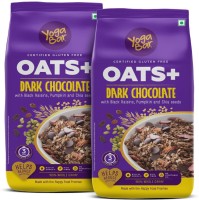 Yogabar Dark Chocolate Oatmeal 1kg Pack of 2 Pouch(2 x 1 kg)