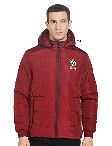 Cazibe Men Jacket (D1622Bt_Maroon_M)