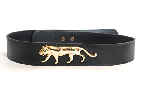 Sabyanshi Women Leather Belt (Pack Of 1) (Ask1239Sa_Black)