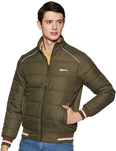 Cazibe Men Jacket (1285Bt_Olive_L)