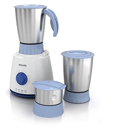 Philips Daily Collection Hl7610/04 500-Watt 3 Jar Mixer Grinder (Blue)