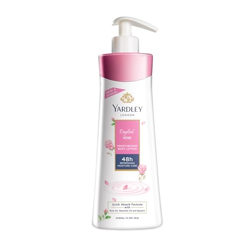 Yardley English Rose Moisturising Body Lotion For Women, 350Ml + 50Ml (400Ml)