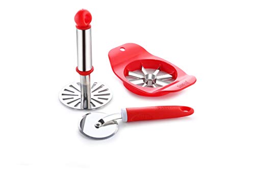 Ganesh 3 In 1 Apple Cutter, Pizza Cutter And Potato Masher Combo