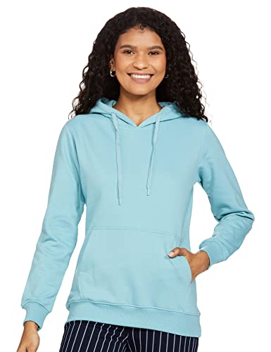 Qube By Fort Collins Women’S Sweatshirt, 806Q, Ice Blue, L