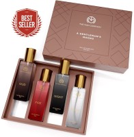 THE MAN COMPANY Blanc, Night, Fire & Oud 20ml Perfume Gift Set|A Gentleman’s Mood Eau de Parfum – 80 ml(For Men)