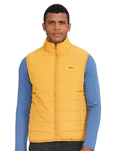 Qube By Fort Collins Men’S Parka Coat (D891Q-Yellow-M_Yellow_Medium)