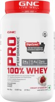 GNC Pro Performance Whey Protein(2 pounds, Creamy Strawberry)