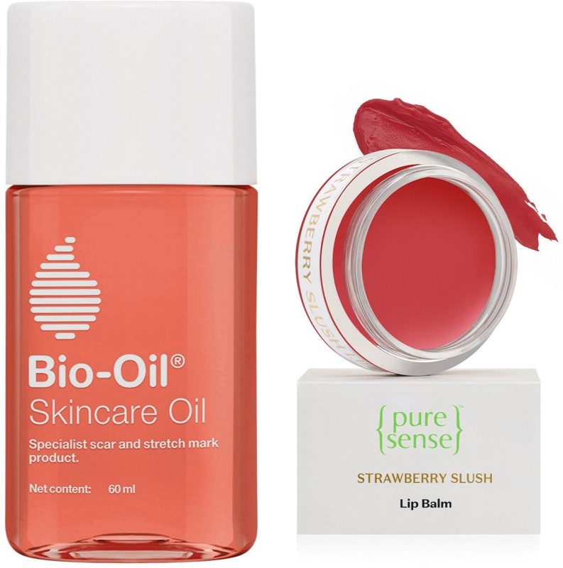 Bio-Oil Moisturize Duo Original Body Oil Strawberry Slush Lip Balm(2 Items In The Set)