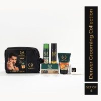DENVER Men’s Travel Grooming Kit- Nano Deo, Facewash,Body Spa Soap,Shaving Foam,Towel(5 Items in the set)