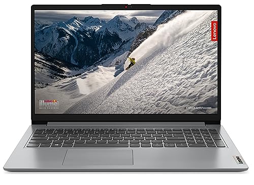 Lenovo Ideapad Slim 1 Amd Ryzen 5 5500U 15.6″ (39.62Cm) Fhd Thin & Light Laptop (8Gb/512Gb Ssd/Windows 11/Office 2021/1Yr Warranty + Adp/Cloud Grey/1.6Kg), 82R400Brin