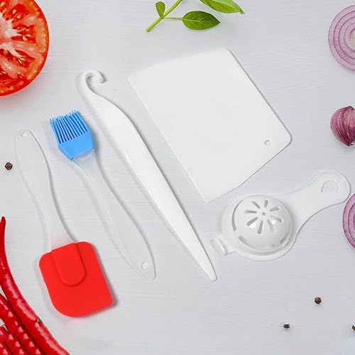Yanmai 5-Piece Cake Making And Decorating Tools Combo – Perfect For Kitchen, Home, And Bakery Use