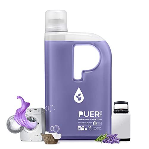 Brand Nourish Puer Intense Clean Plant Based Liquid Detergent | Top Load, Front Load Washing Machine & Hand Wash Friendly| Non-Toxic & Eco-Friendly – (1L)