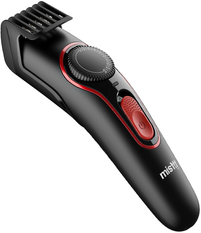 Misfit Groom 300 Trimmer 120 min Runtime 20 Length Settings(Red)