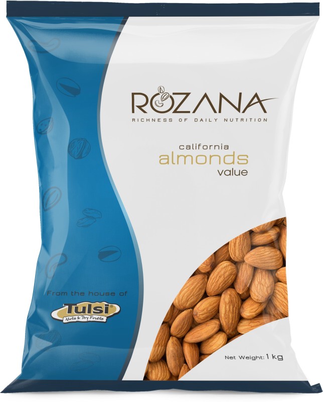 Tulsi California Rozana Value Almonds(1 kg)