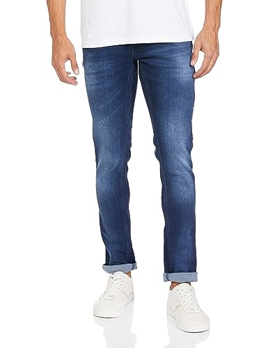 Spykar Men’S Skinny Jeans (Ecskn-01Bb-084_Dark Blue_36)