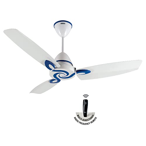 Usha Onio Lambda 1200Mm Bldc 5 Star Energy Efflicient, Dust & Oil Resistant Ceiling Fan With Remote (White) Pack Of 1
