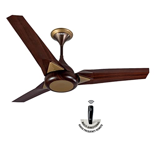 Usha Onio Upsilonplus 1200Mm Bldc 5 Star Energy Efflicient, Dust & Oil Resistant Ceiling Fan With Remote (Terra Brown)