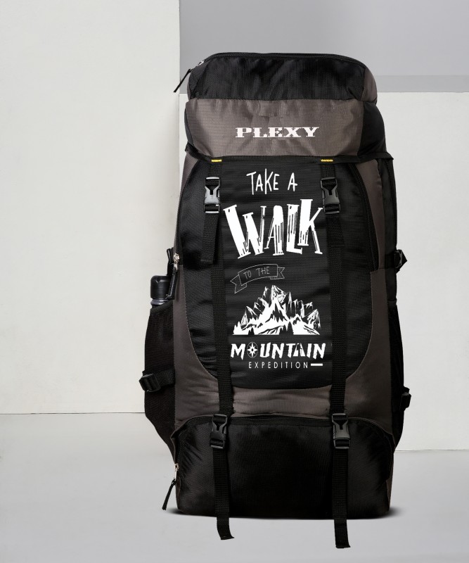 Plexy Unisex Water Proof Mountain Hiking/Trekking/Camping Bag/Backpack Rucksack – 60 L(Grey)