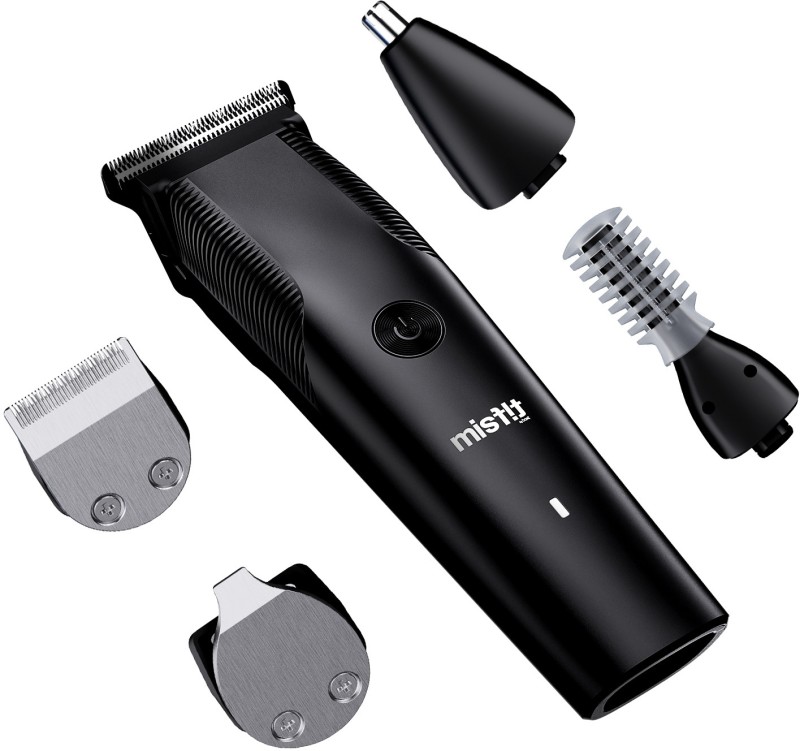 Misfit Groom 100 5-in-1 Trimmer 120 min Runtime 5 Length Settings(Black)